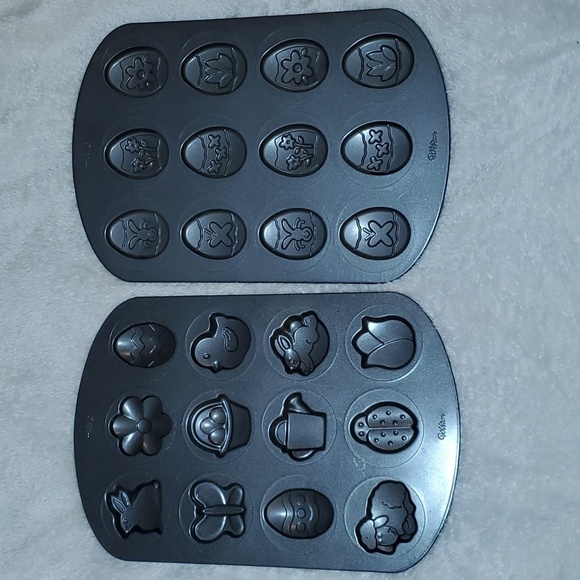 Wilton Other - TWO Wilton Spring Cookie Shapes Pans, 12-Cavity (Each)